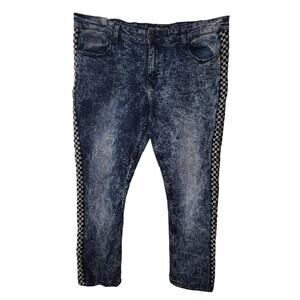 BKX Men's Jeans Size 40 Checkered